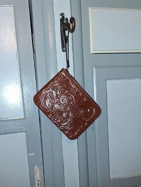 Patricia Nash Tooled Cassini Wristlet
